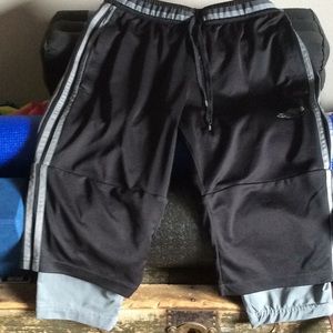 Men’s Adidas 3/4 length workout sweats climalite M